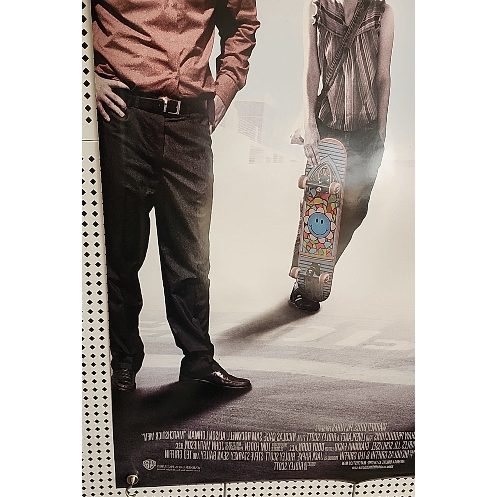 Matchstick Men 27x40 Two Sided Movie Theater Poster