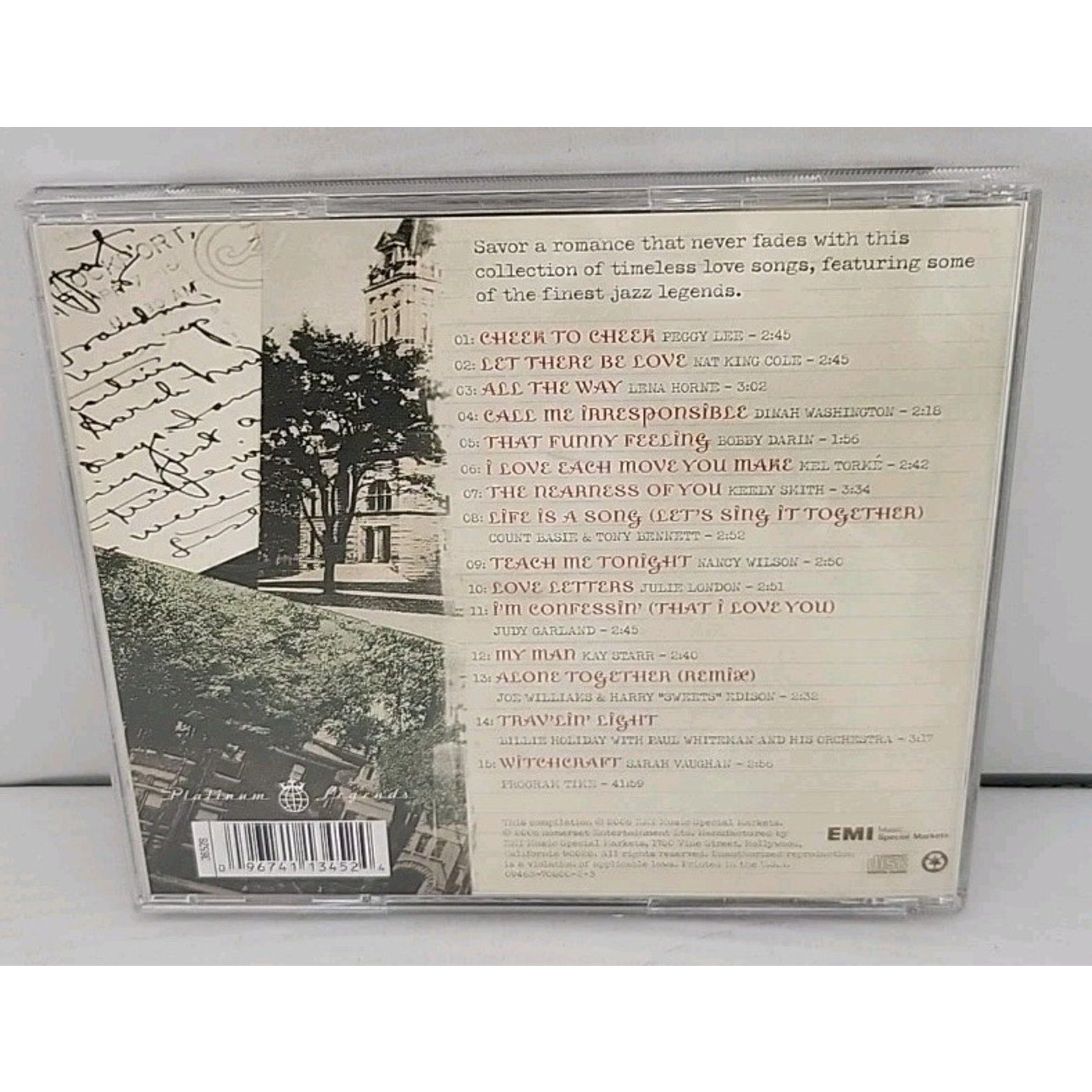 Timeless Romance by Various Artists (CD, 2006, Platinum Legends)