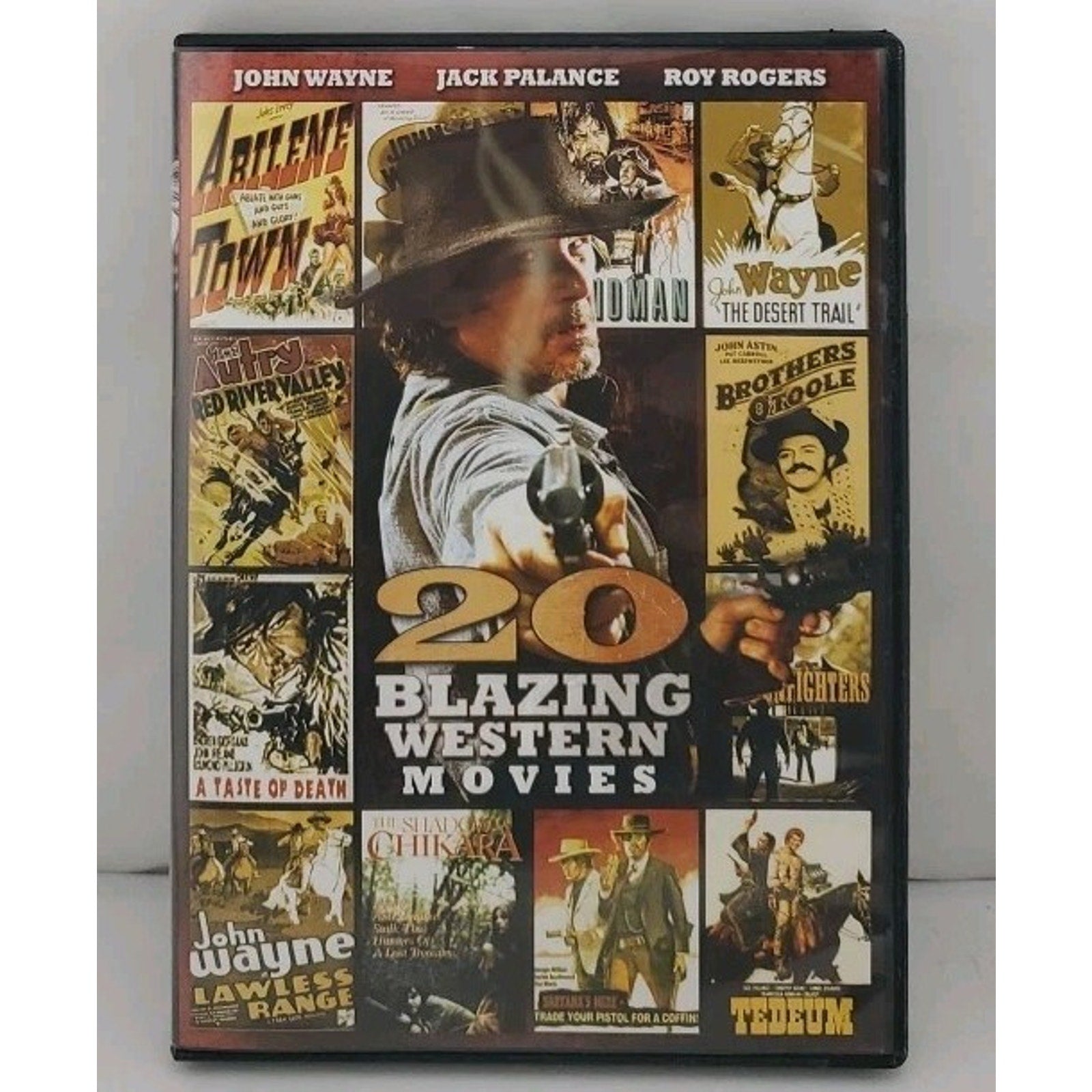 20 Blazing Westerns (DVD, 2013, 3-Disc Set)