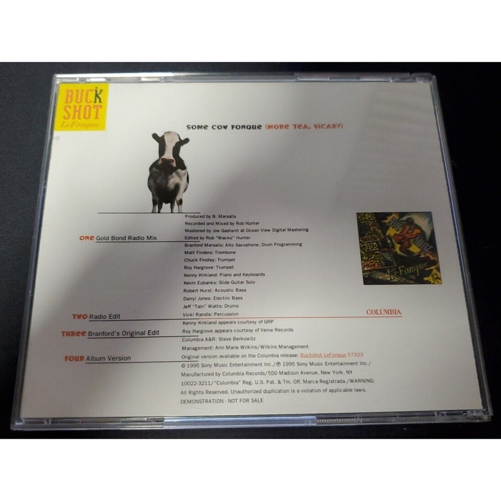 Some Cow Fonque (More Tea, Vicar?) by Buckshot LeFonque (CD, Promo, Single)