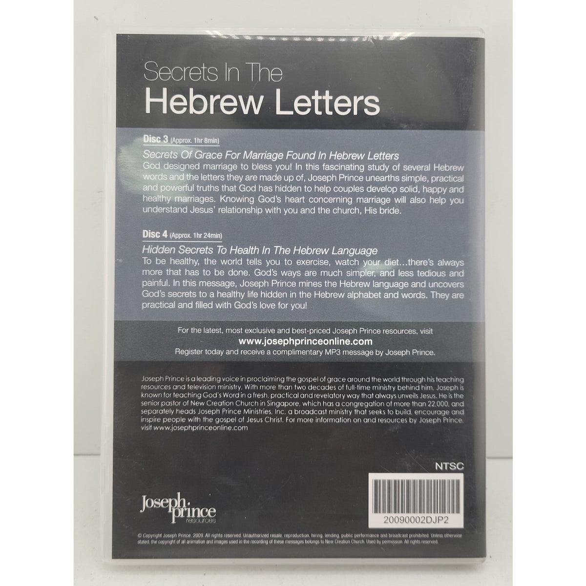 Secrets In The Hebrew Lettersdiscs 2 & 3 DVD