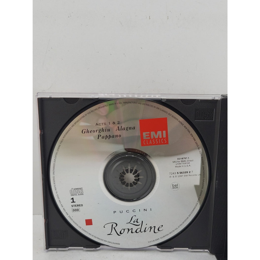 Puccini - La Rondine - Audio CD By Giacomo Puccini