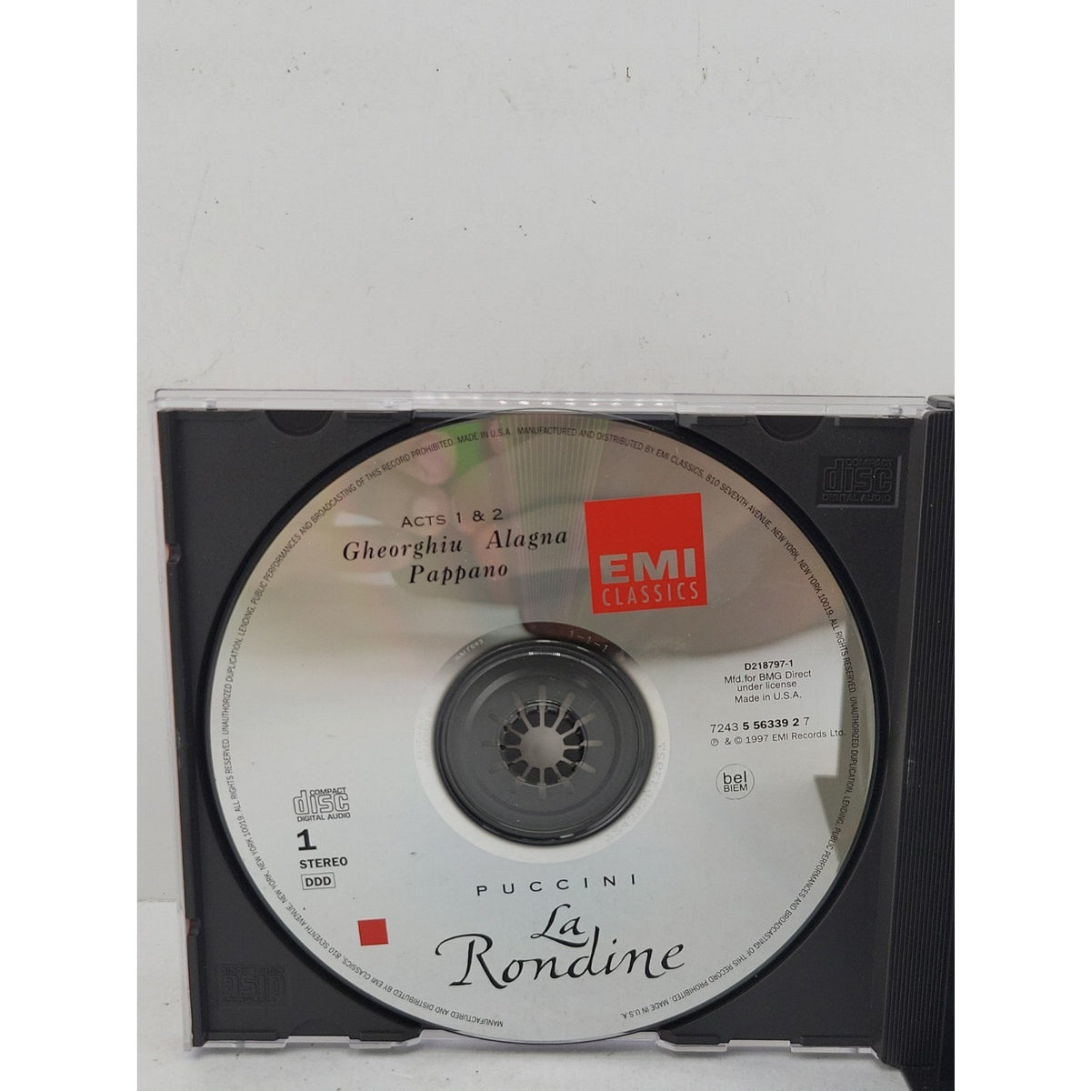 Puccini - La Rondine - Audio CD By Giacomo Puccini