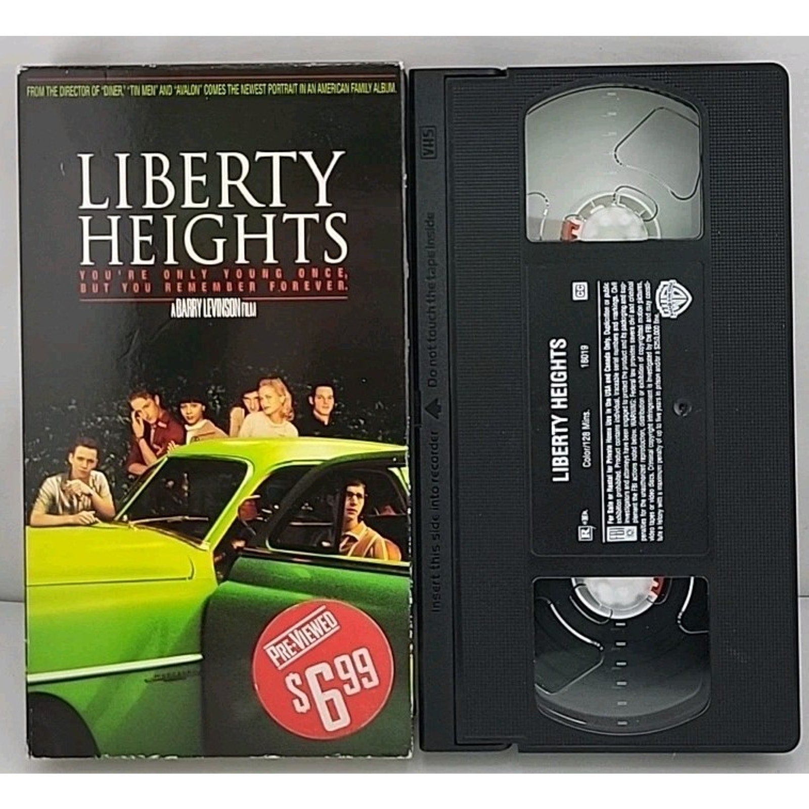 Liberty Heights (VHS, 2000) Barry Levinson Adrien Brody, Joe Mantegna Ben Foster