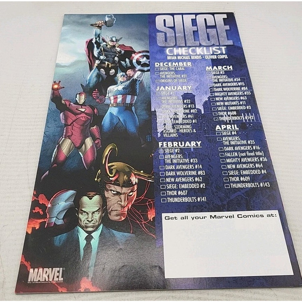 Origins of Siege #1 Comic Book - Bendis Siege #1 Preview