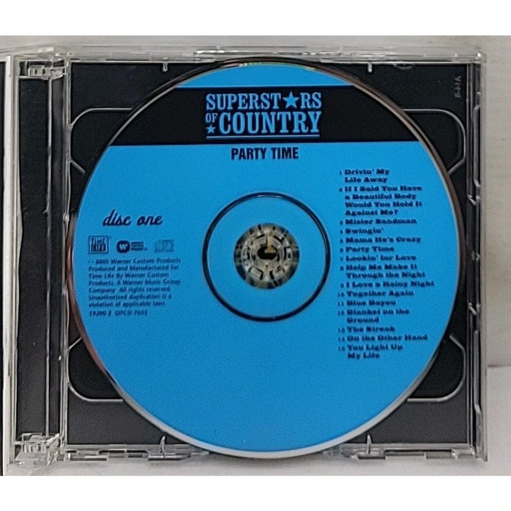 Superstars Of Country Party Time CD Time Life Disc 1 Only