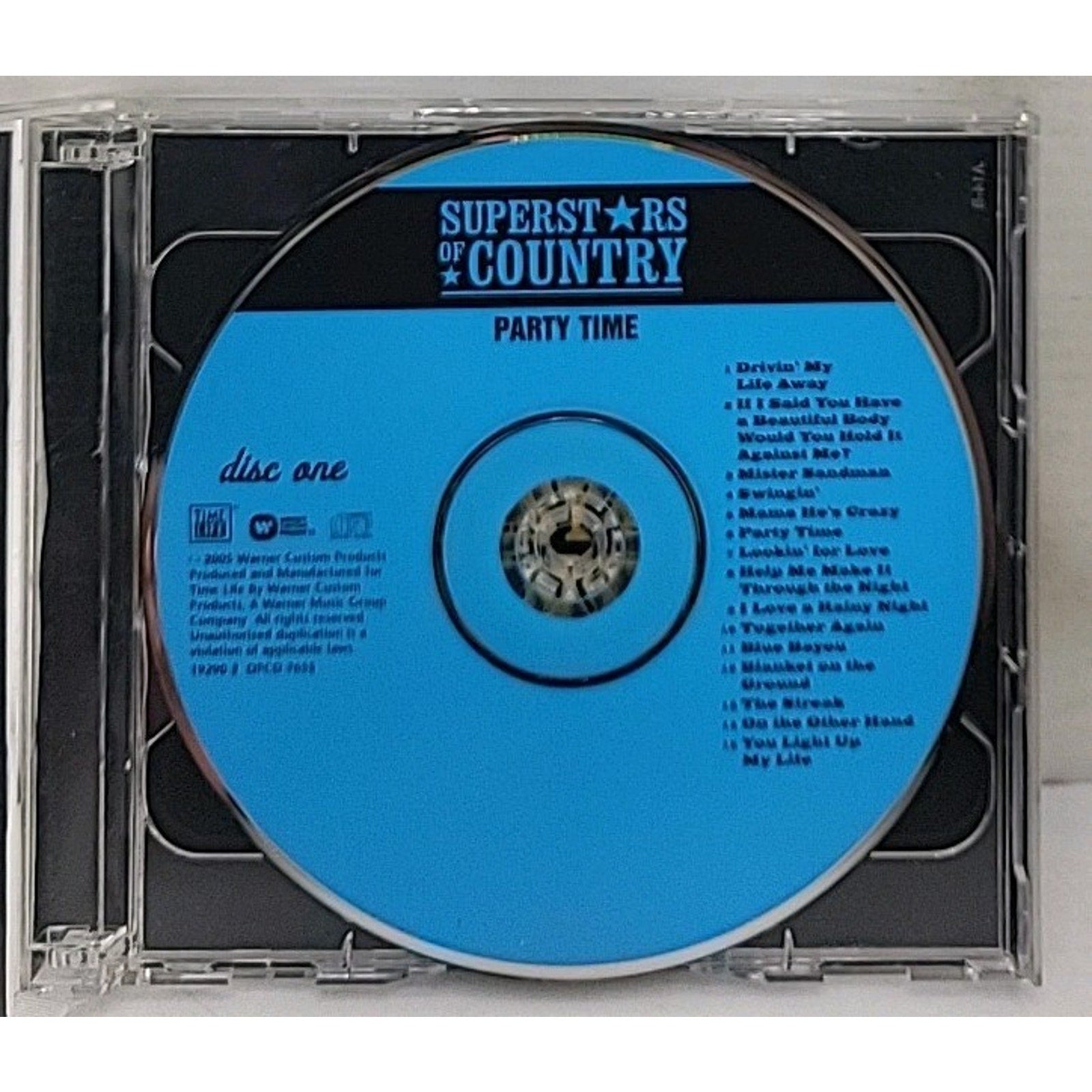 Superstars Of Country Party Time CD Time Life Disc 1 Only