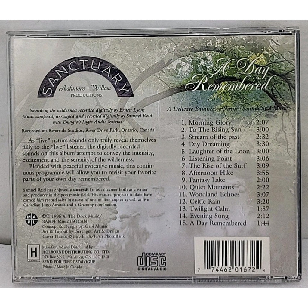 Sanctuary a Day Remembered CD Ashmore Willow Productions