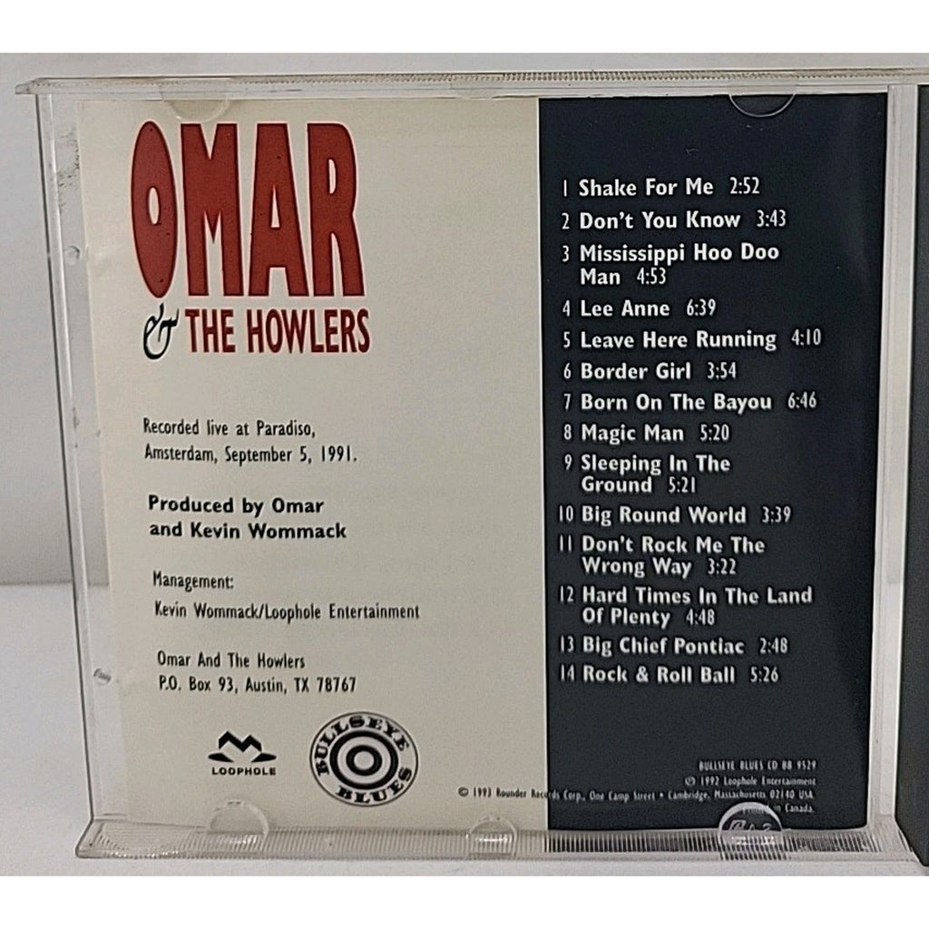 Live at Paradiso by Omar & the Howlers (CD, 1993)