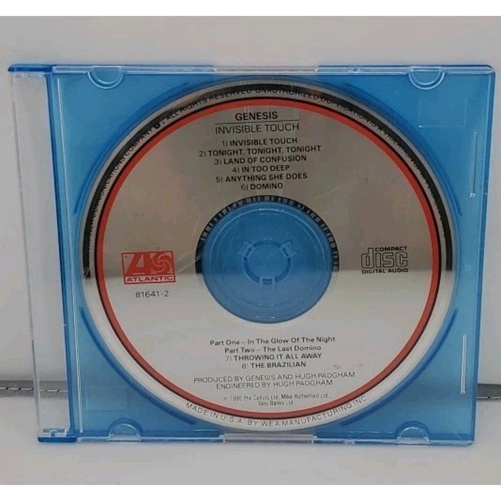 Invisible Touch by Genesis (CD, Oct-1990, Atlantic (Label))
