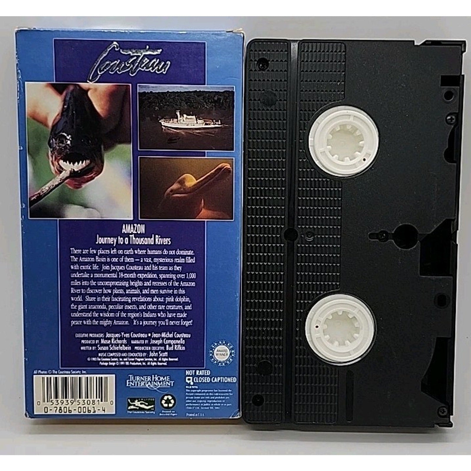 The Cousteau Collection - Vol. 7: Amazon - Journey to a Thousand Rivers (VHS,...