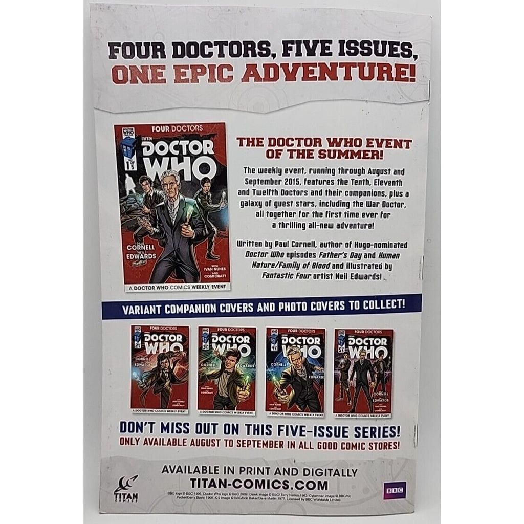 Doctor Who #11 (Cover A) Titan Comics 2015 Twelfth Doctor
