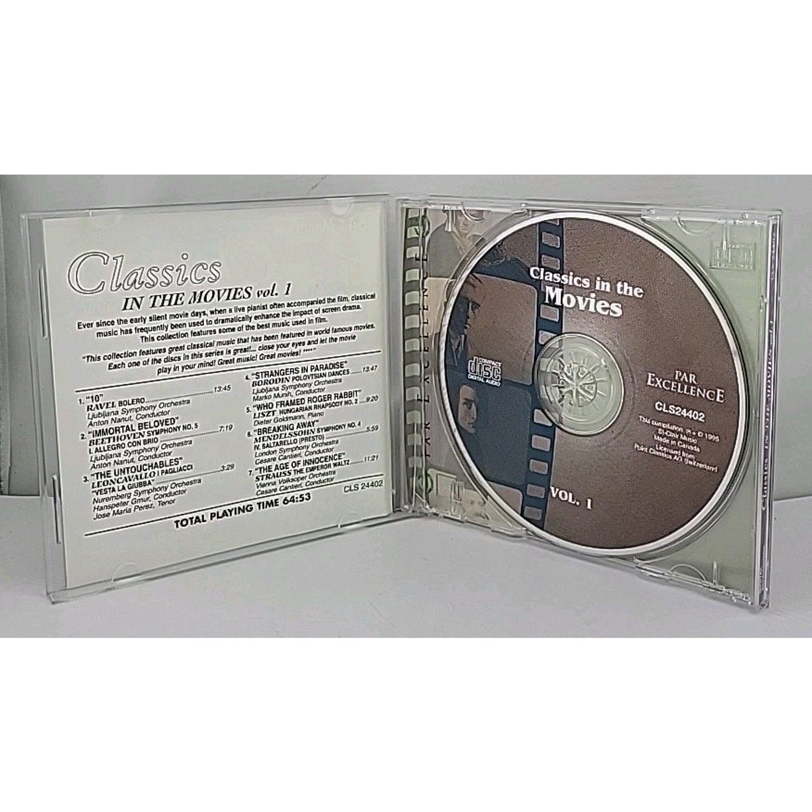Classics in the Movies, Vol. 1 by Various Artists (CD, 1995, Par Excellence/St.
