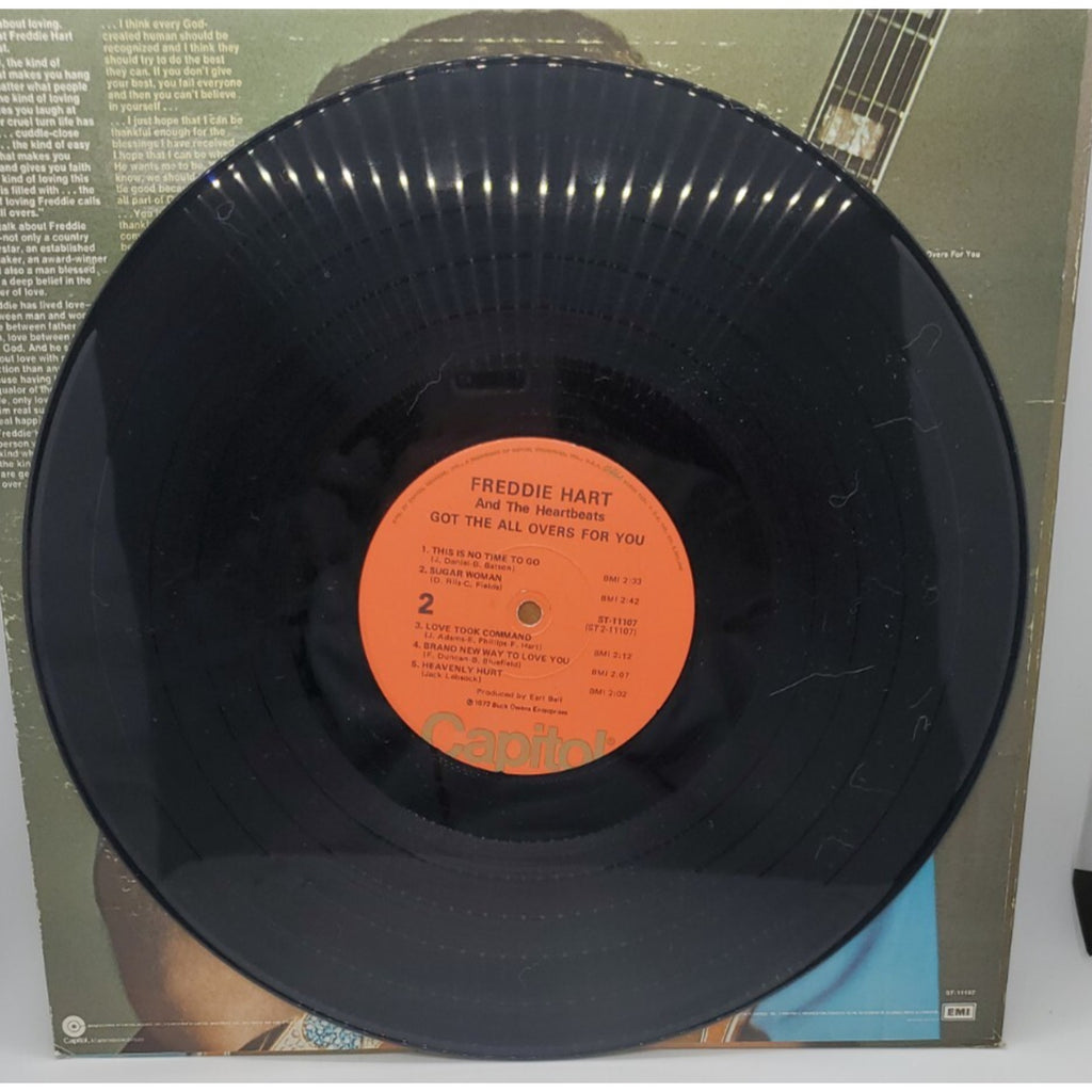 Freddie Hart ~ Got The All Overs For You (Record)