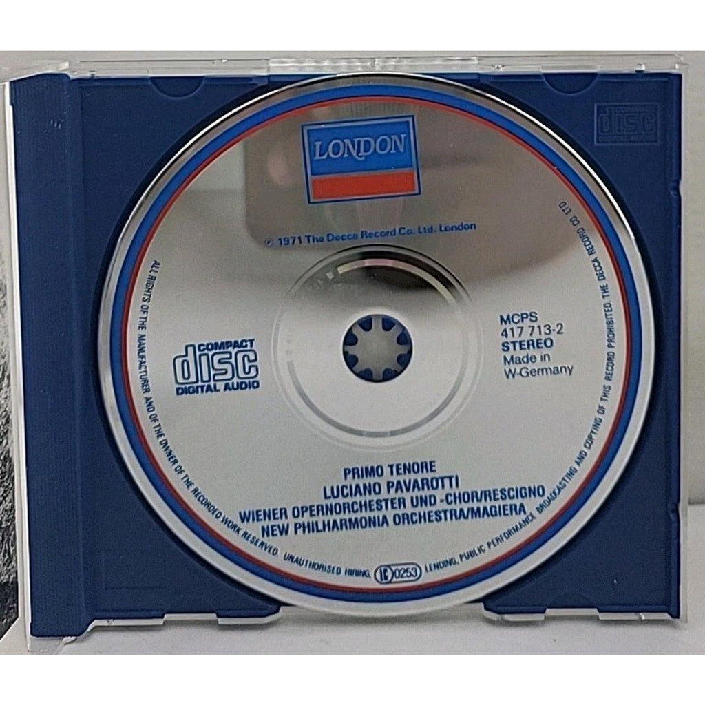 Luciano Pavarotti – Primo Tenore CD 1987 Opera Classical London Jubilee