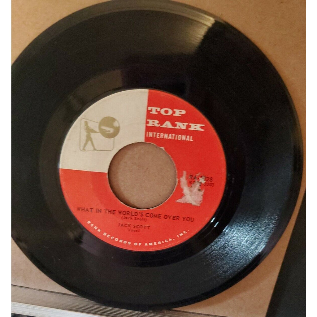 JACK SCOTT / What In The World's Come Over You - Baby, Baby / Top Rank 45rpm