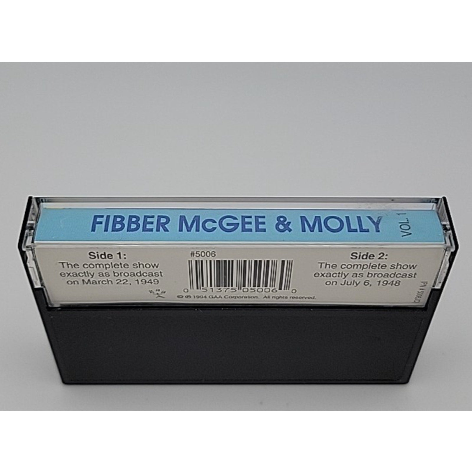 Radio Classics On Cassette Fibber McGee & Molly (Cassette)
