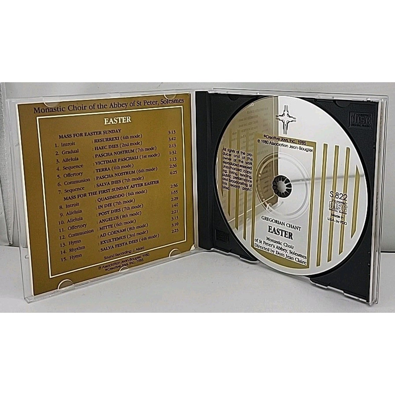 Easter: Gregorian Chant (CD, Mar-2005, Laserlight)