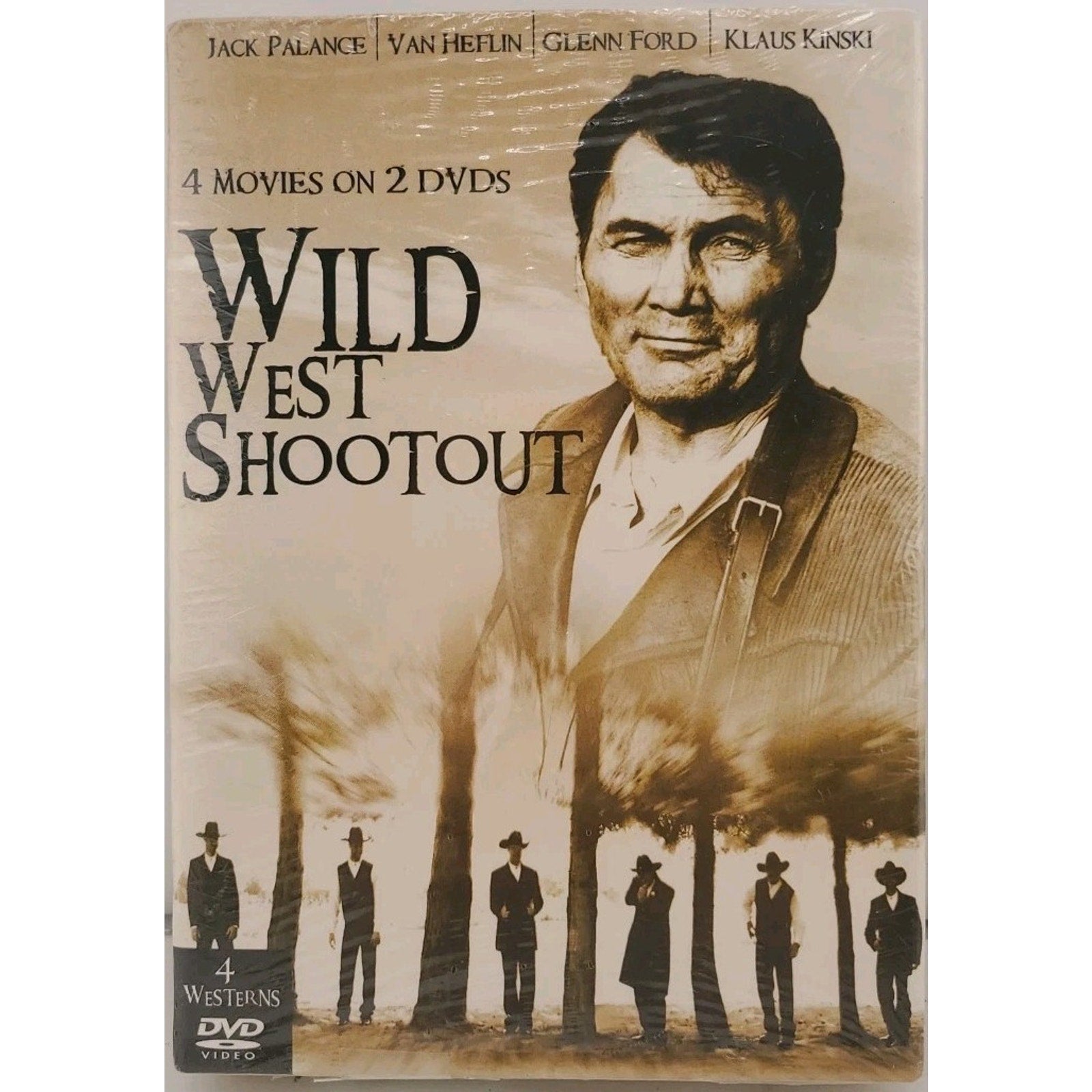 Wild West Shootout - 4 Movie Pack (DVD, 2007, 2-Disc Set) *Brand New*