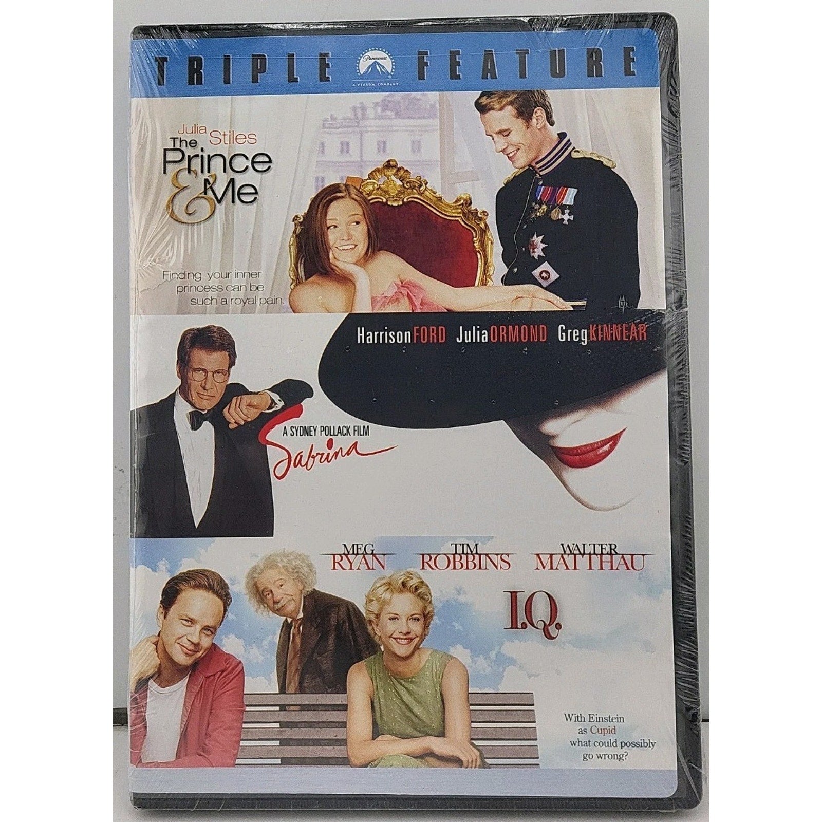 Prince & Me/Sabrina/I.Q. (DVD) *Brand New*