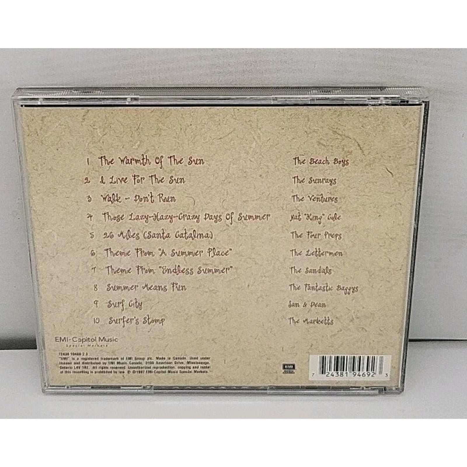 Music for a Summer Barbecue by Various Artists (CD, Apr-1998, EMI-Capitol...