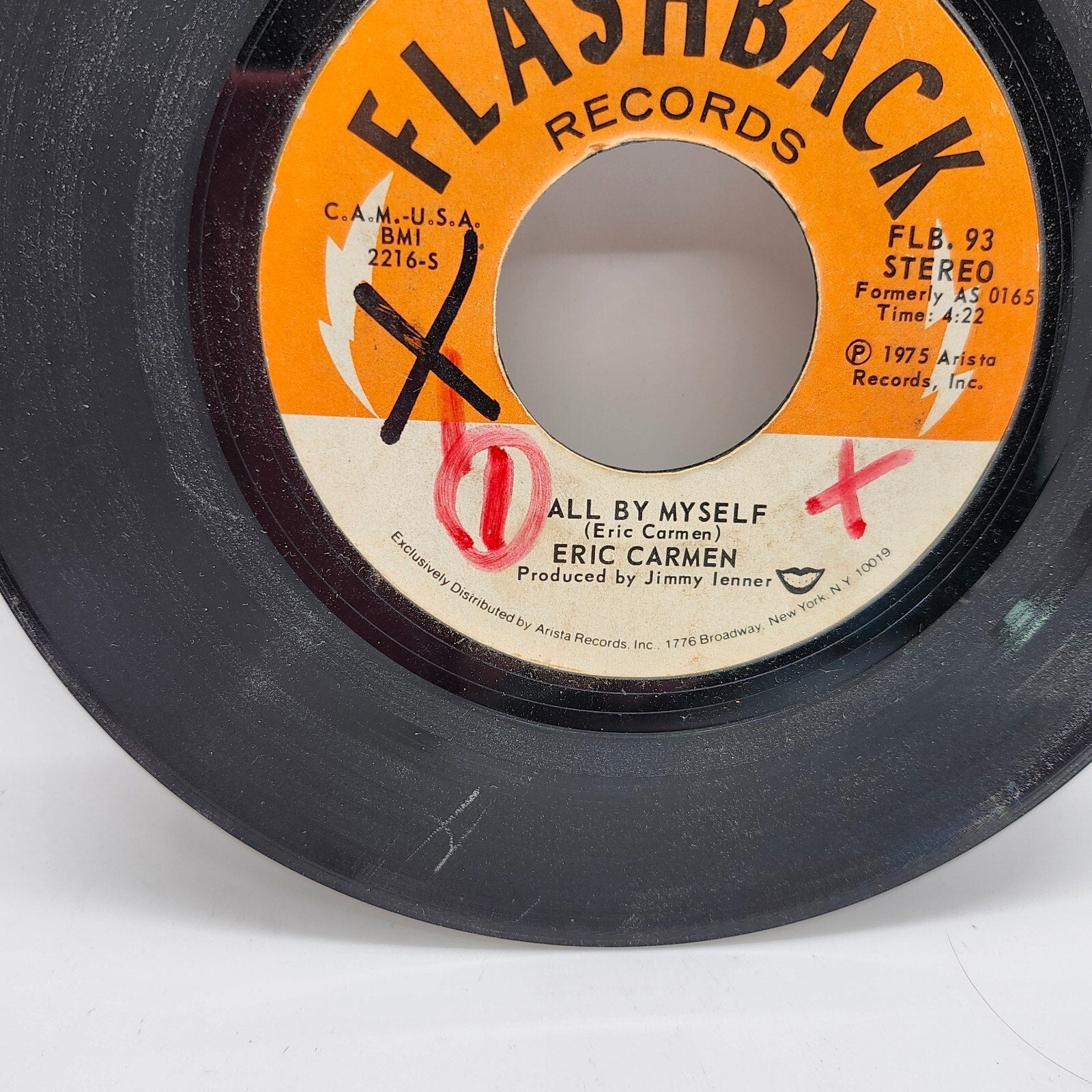 All By Myself / Never Gonna Fall In Love Again by Eric Carmen (Record) - FLB 93