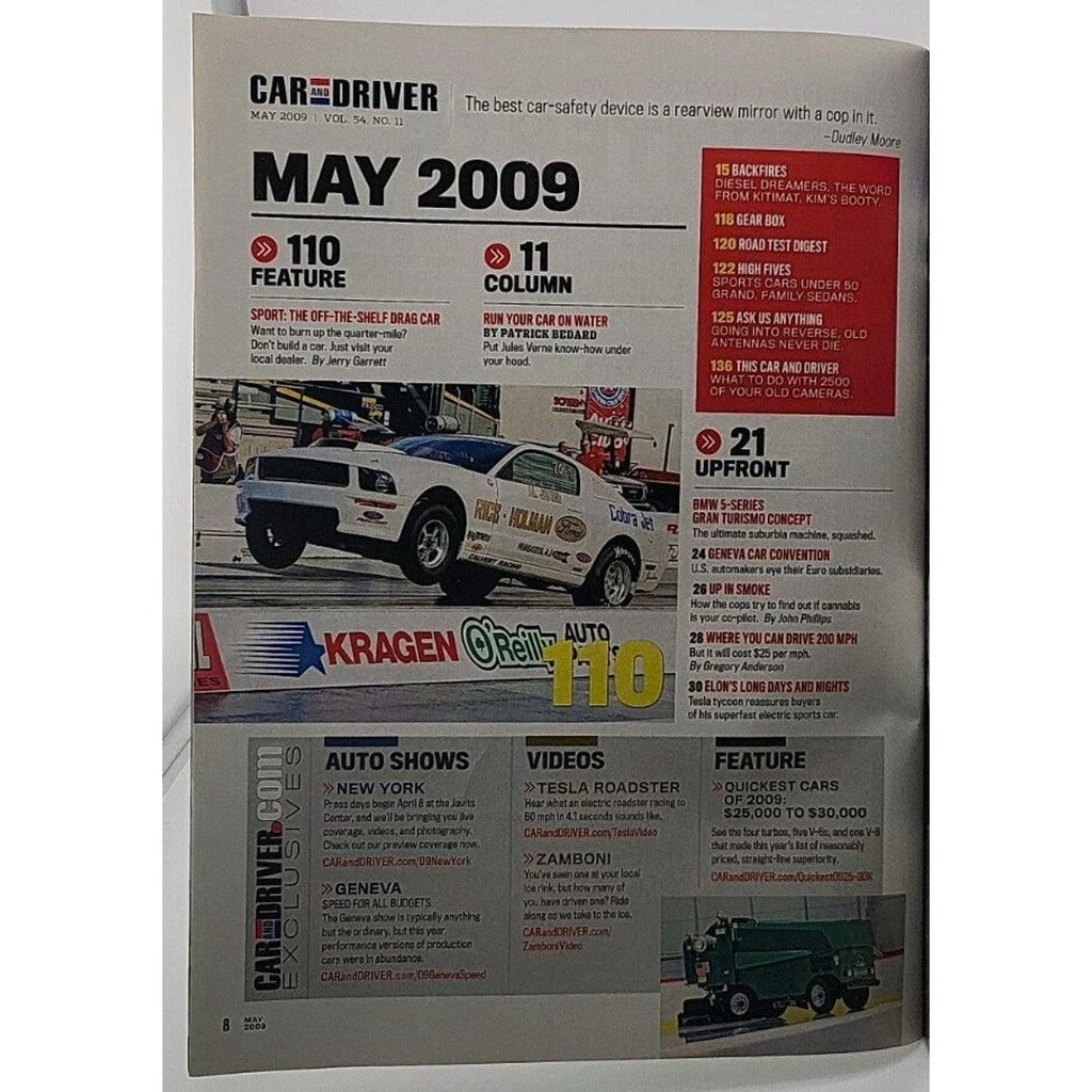 Car And Driver Magazine - May 2009 - Vol. 54 No. 11