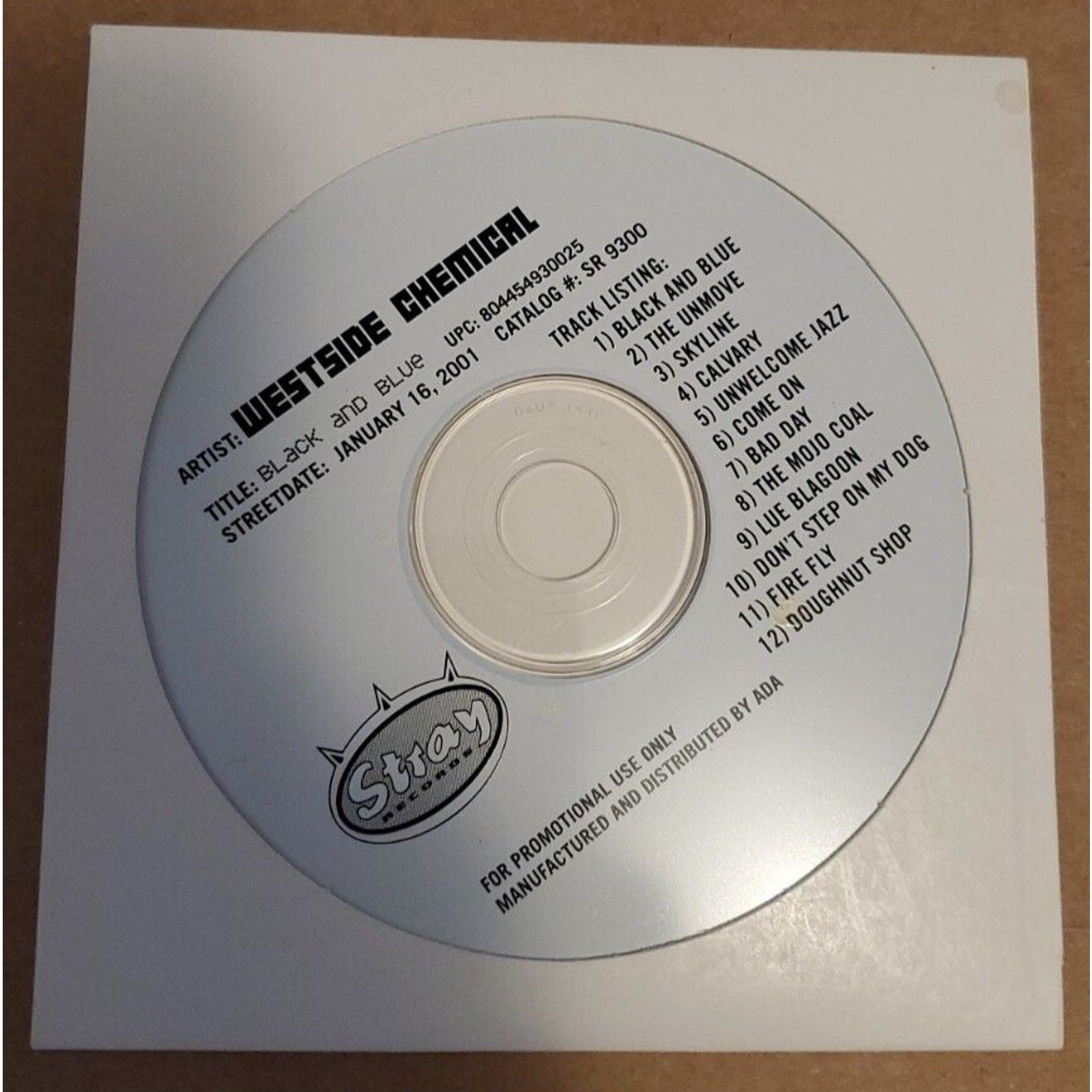 Westside Chemical Black And Blue (PROMO CD)