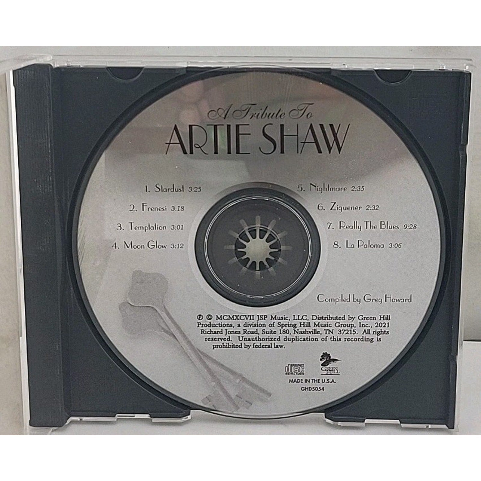 A Tribute To Artie Shaw: Big Band Collector's Series CD