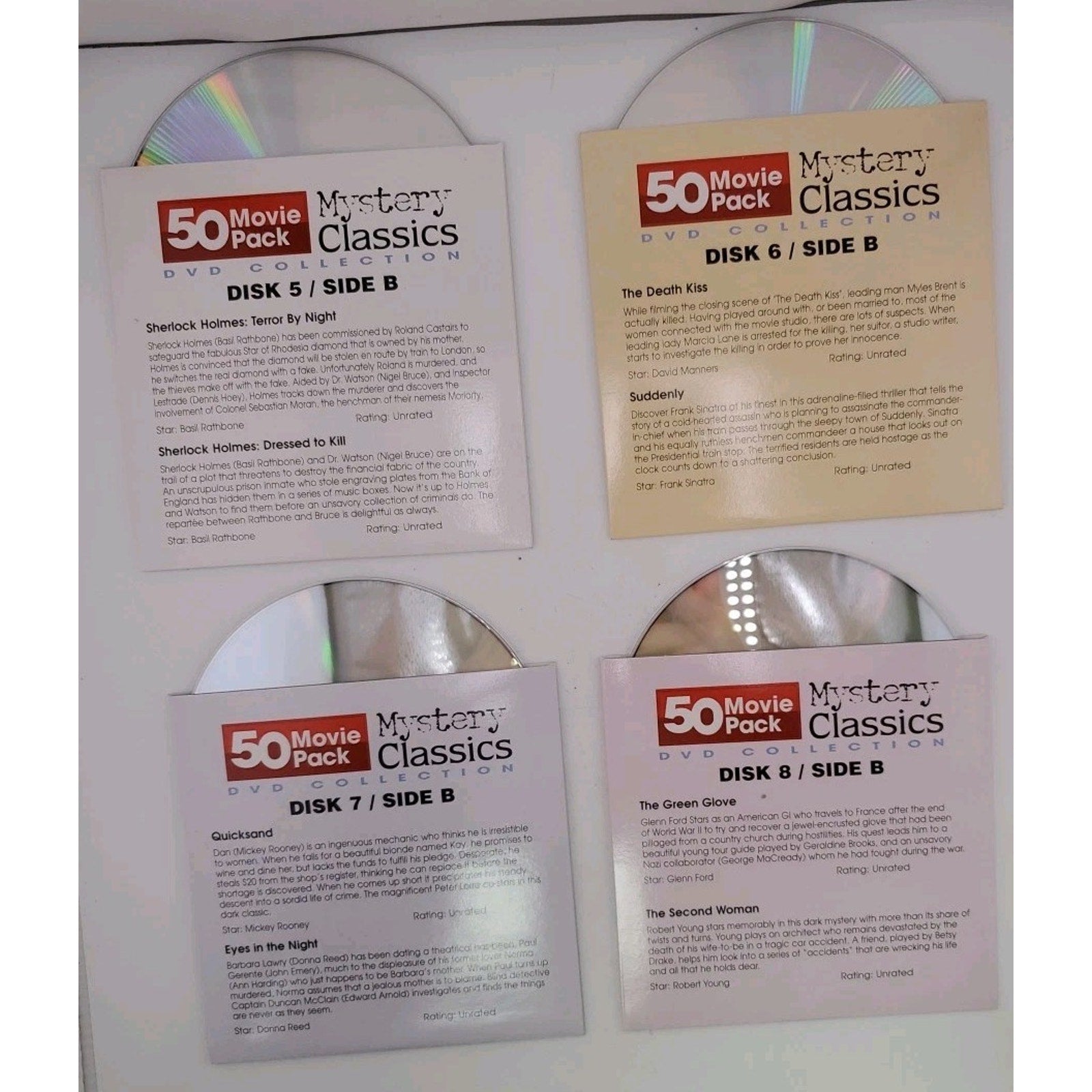 Mystery Classics 50 Movie Pack (DVD, 2004, 12-Disc Set)