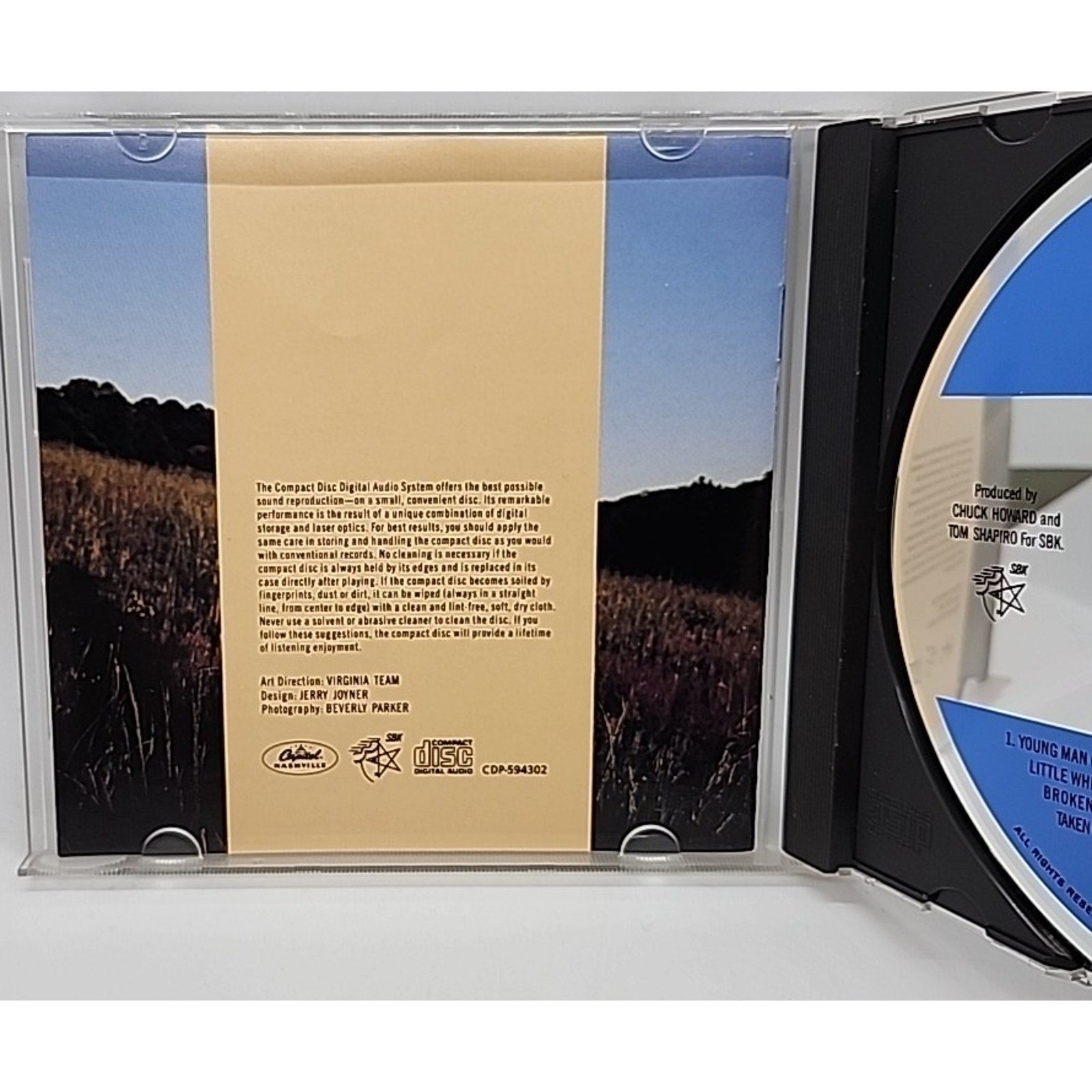 Billy Dean - Young Man CD *MISSING BACK COVER*