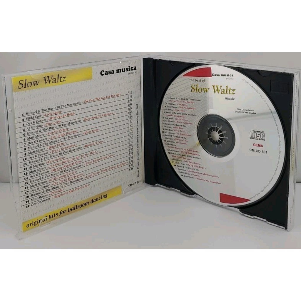 Casa Music Presents The Best Of Slow Waltz Music CD - Jonathan & Kylie