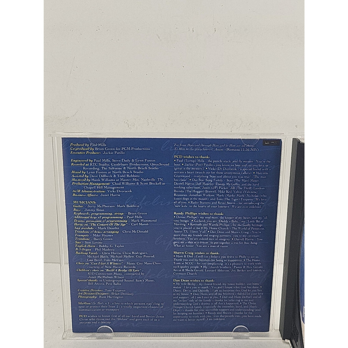 Lifeline by Phillips, Craig & Dean (CD, Jan-1995, Sparrow Records)