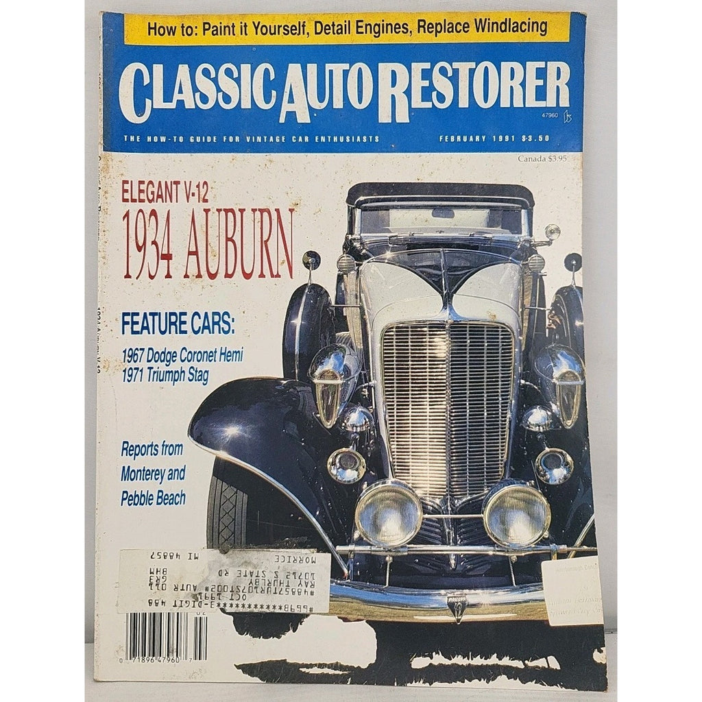 Classic Auto Restorer Magazine - February 1991 - Volume 2 Number 5