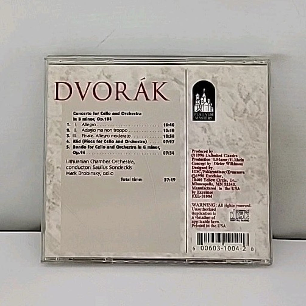 Dvorak: Works For Cello and Orchestra (CD)