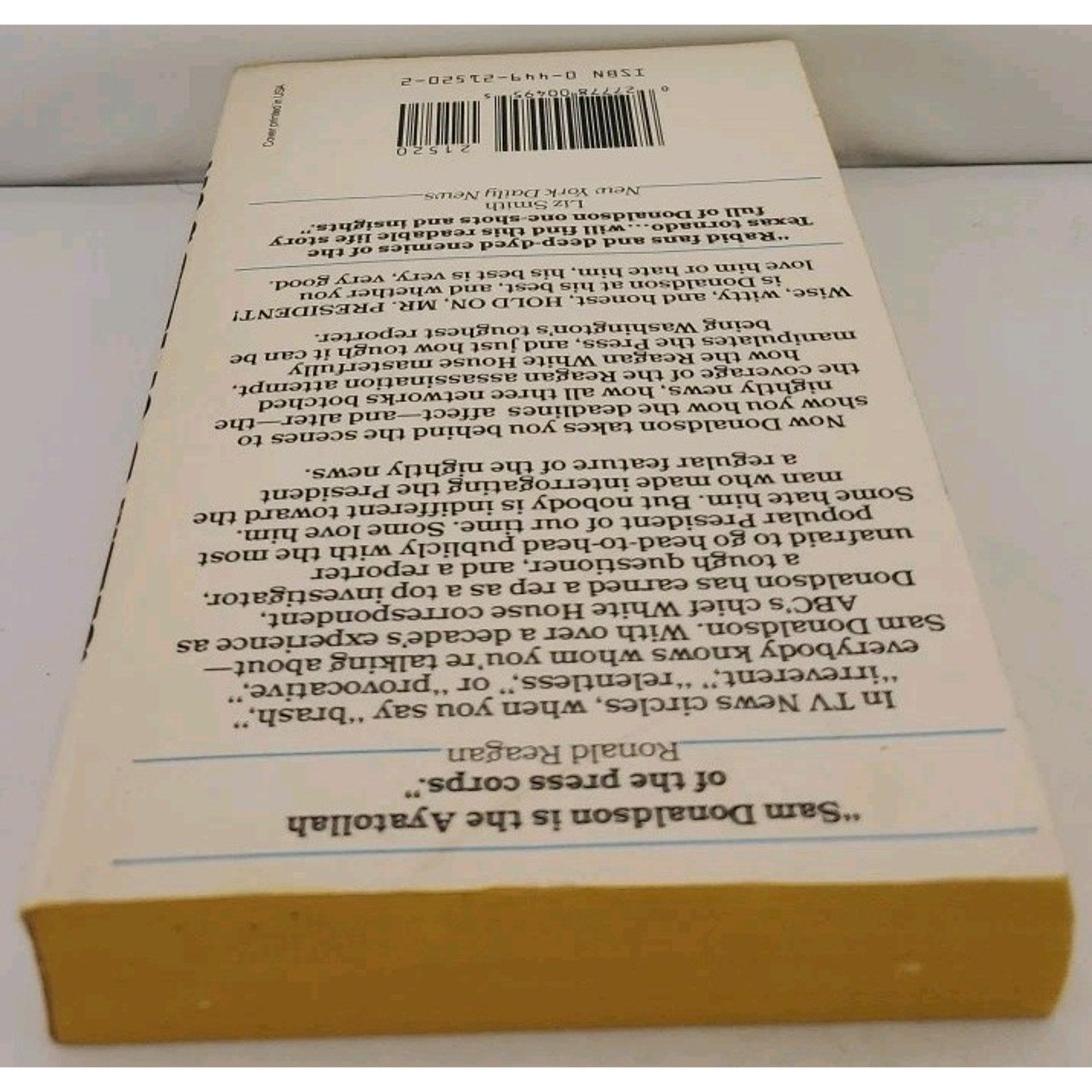 Hold On, Mr. President Donaldson Jr Paperback Book Sam Donaldson