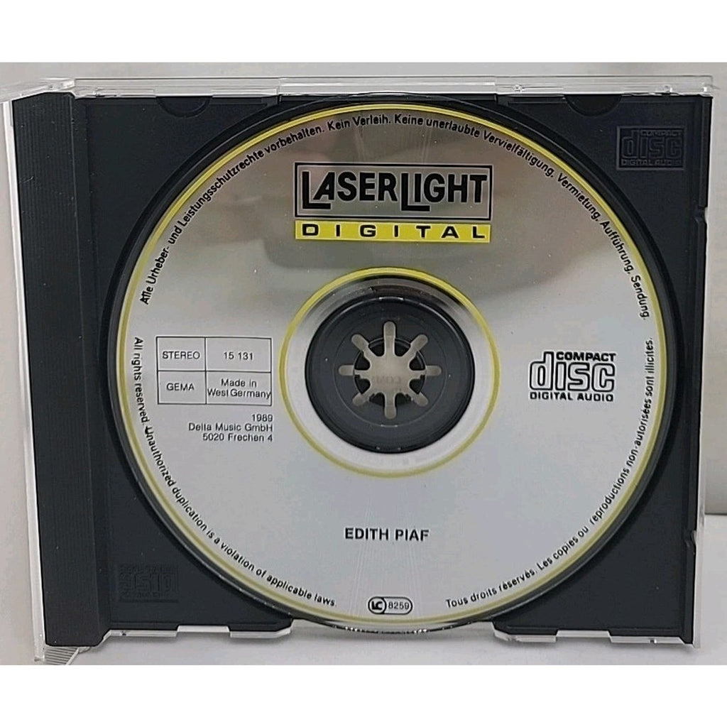 Edith Piaf CD LaserLight Digital 15 131 La Vie En Rose Non Je Ne Regrette Rien
