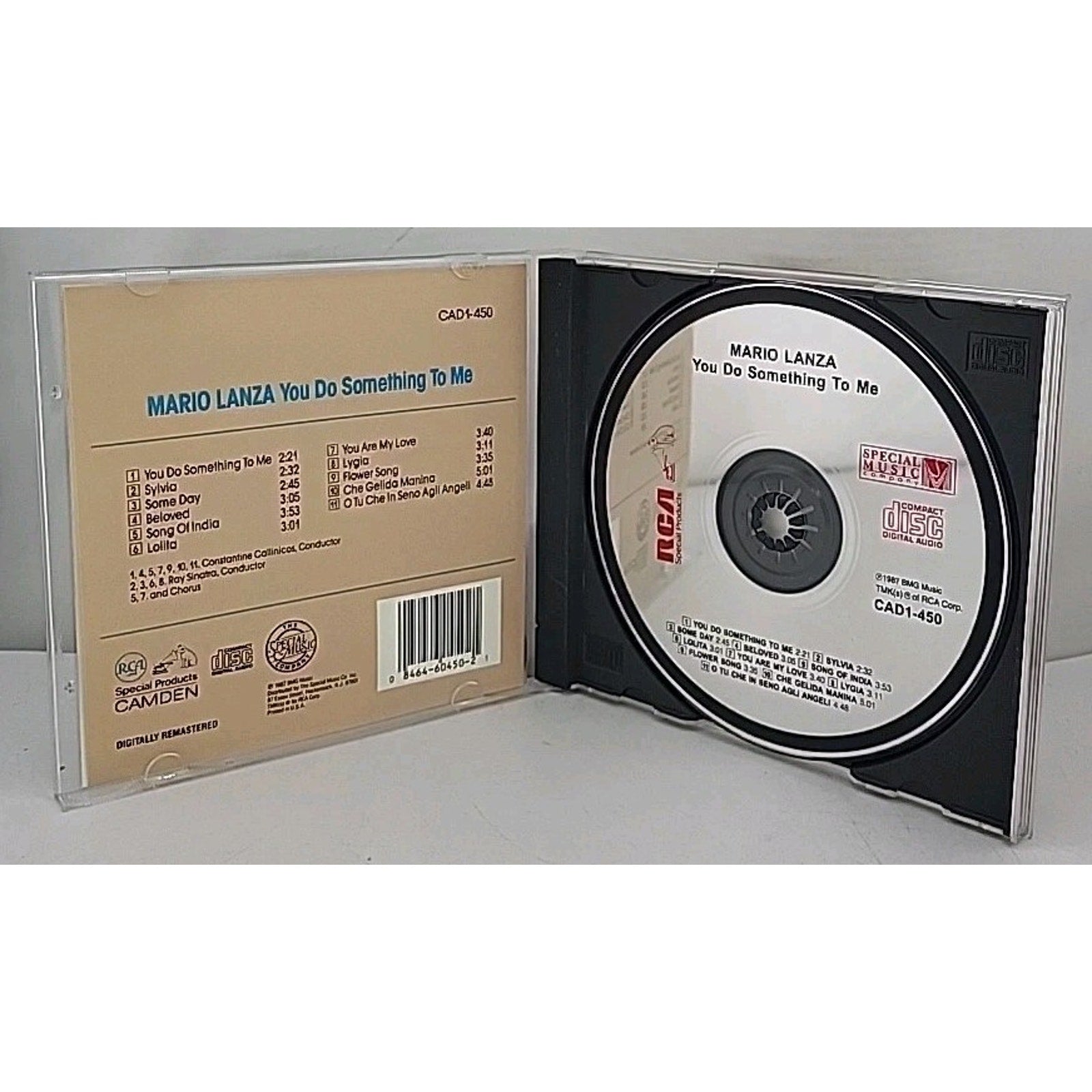 You Do Something to Me by Mario Lanza (Actor/Singer) (CD, 1987, RCA Camden...