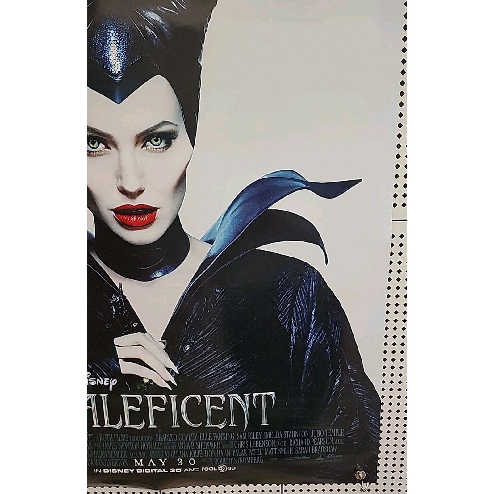 Disneys "Maleficent" Original Movie Poster 27x40in (2014) Double Sided Jolie