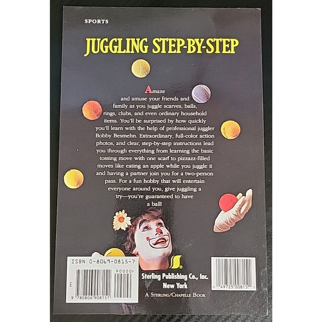 Juggling Step-by-Step by Bobby Besmehn (1995, Trade Paperback)