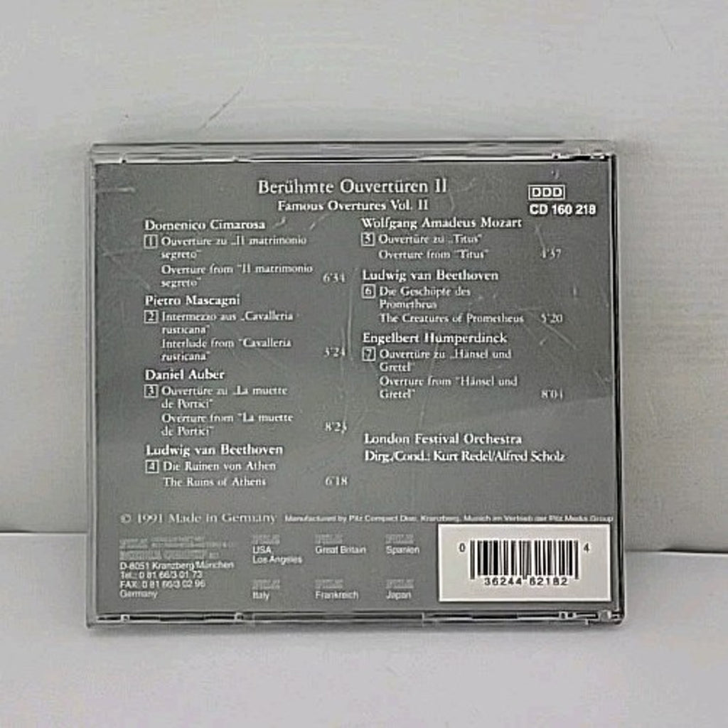 Berühmte Ouvertüren Ii Vienna Master Series Pilz CD