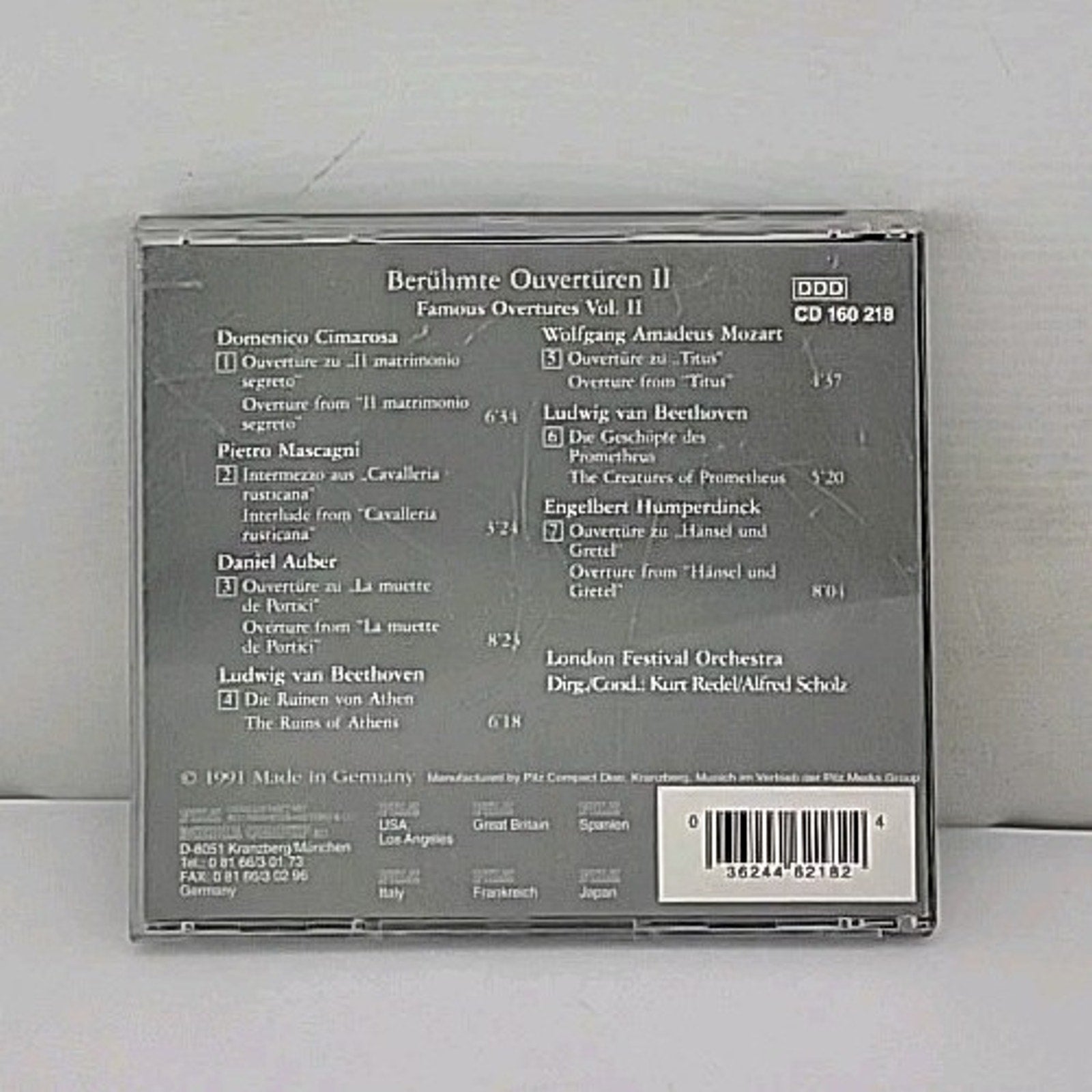 Berühmte Ouvertüren Ii Vienna Master Series Pilz CD