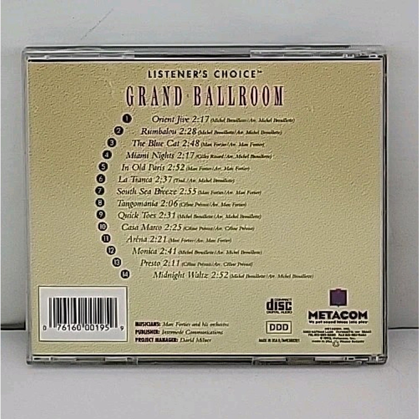 Grand Ballroom - The Music Experience CD