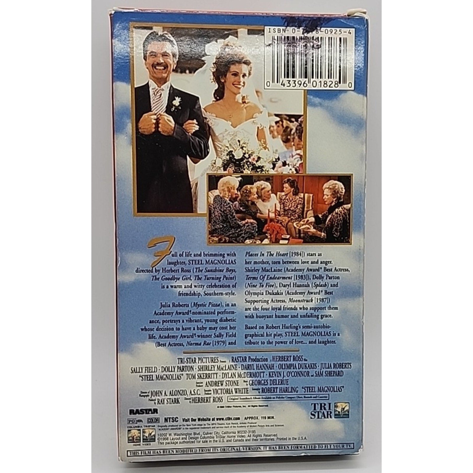 Steel Magnolias (VHS, 1999, Closed Captioned Box Office Hits Collection)