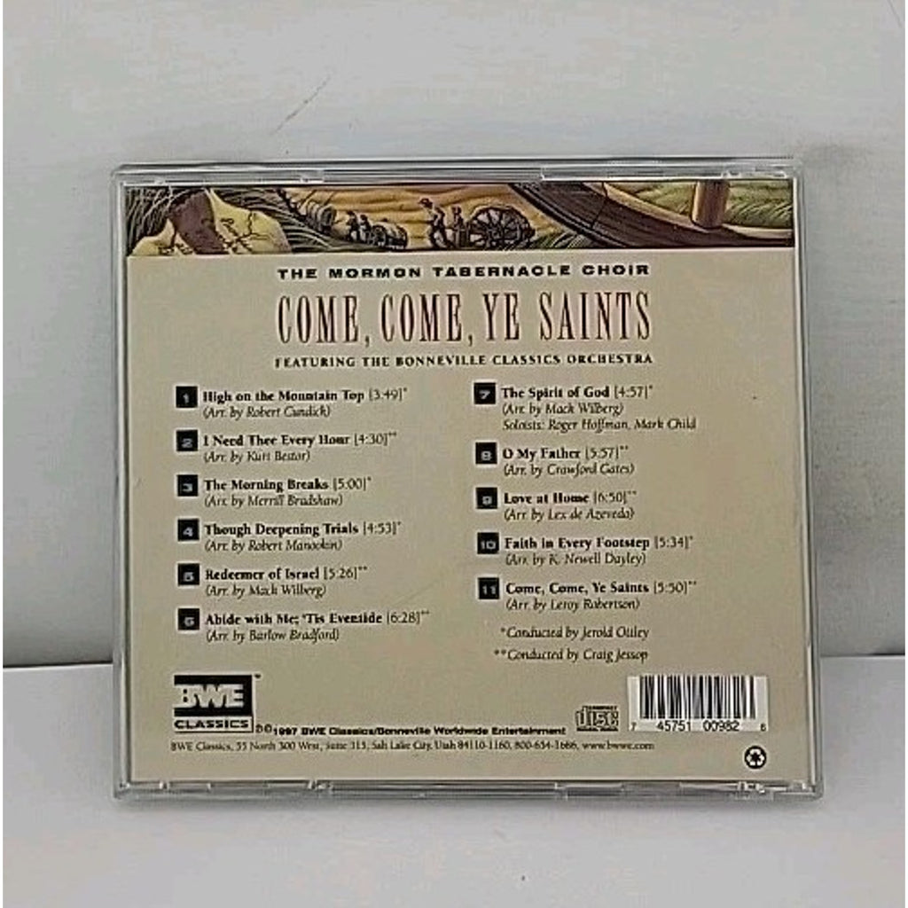 Come, Come, Ye Saints by Mormon Tabernacle Choir (CD, Feb-1999, BWE Acoustic)