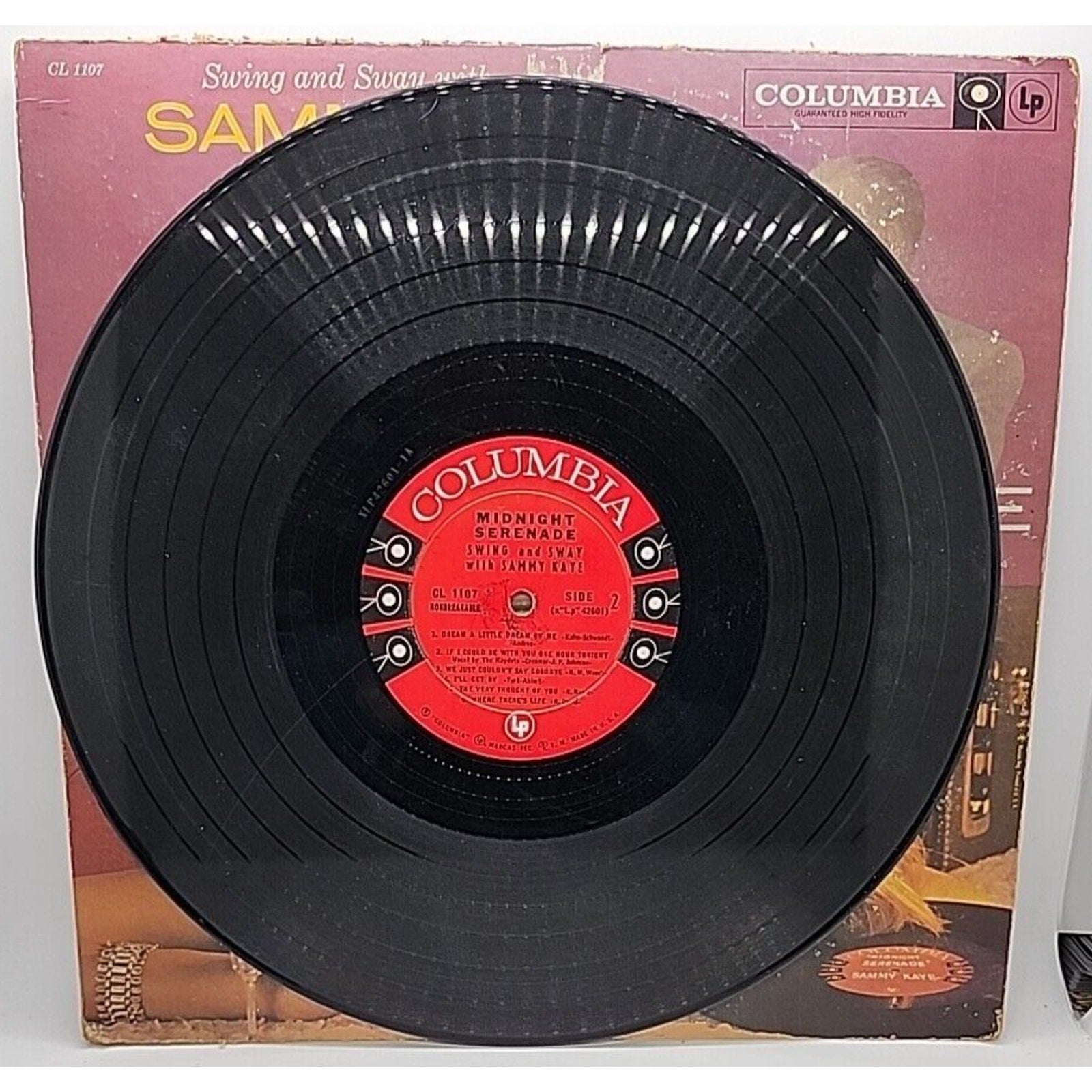 Midnight Serenade Swing And Sway With Sammy Kaye CL 1107 Columbia Records (Recor