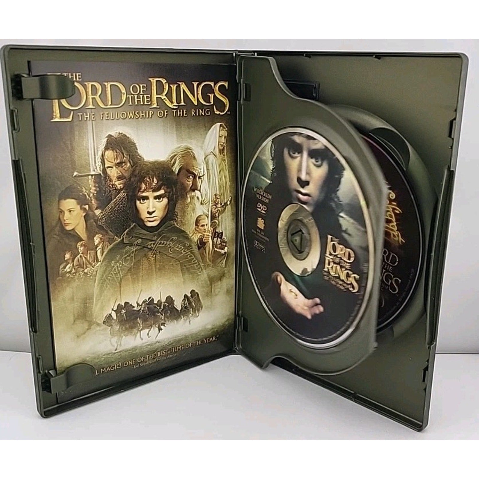 The Lord of the Rings: The Fellowship of the Ring (DVD, 2001) 2 DVDs