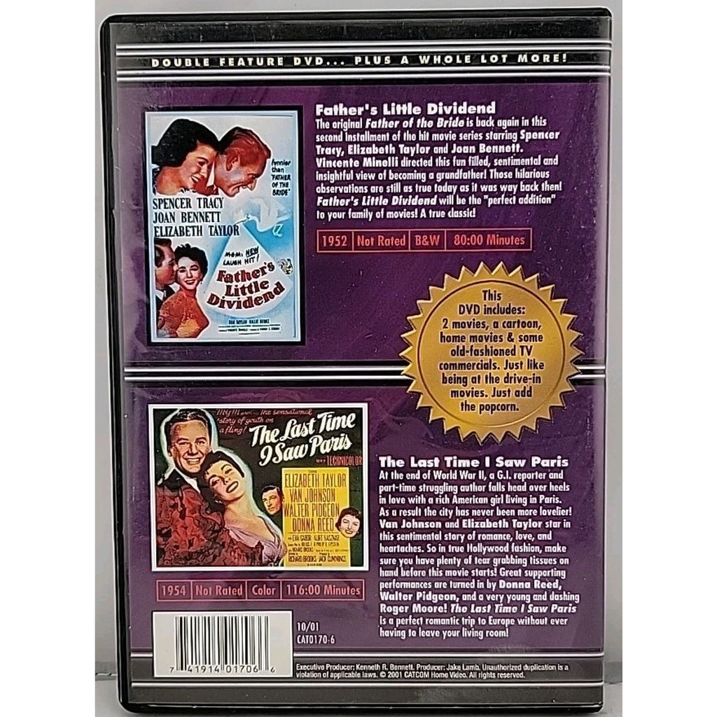Father's Little Dividend - The Last Time I Saw Paris - Double Feature (DVD)