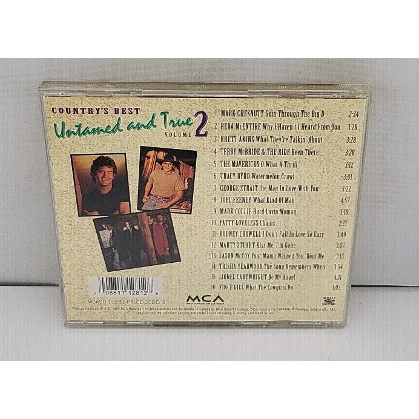 Country's Best Untamed & True 2 by Various Artists (CD, 1995, MCA)