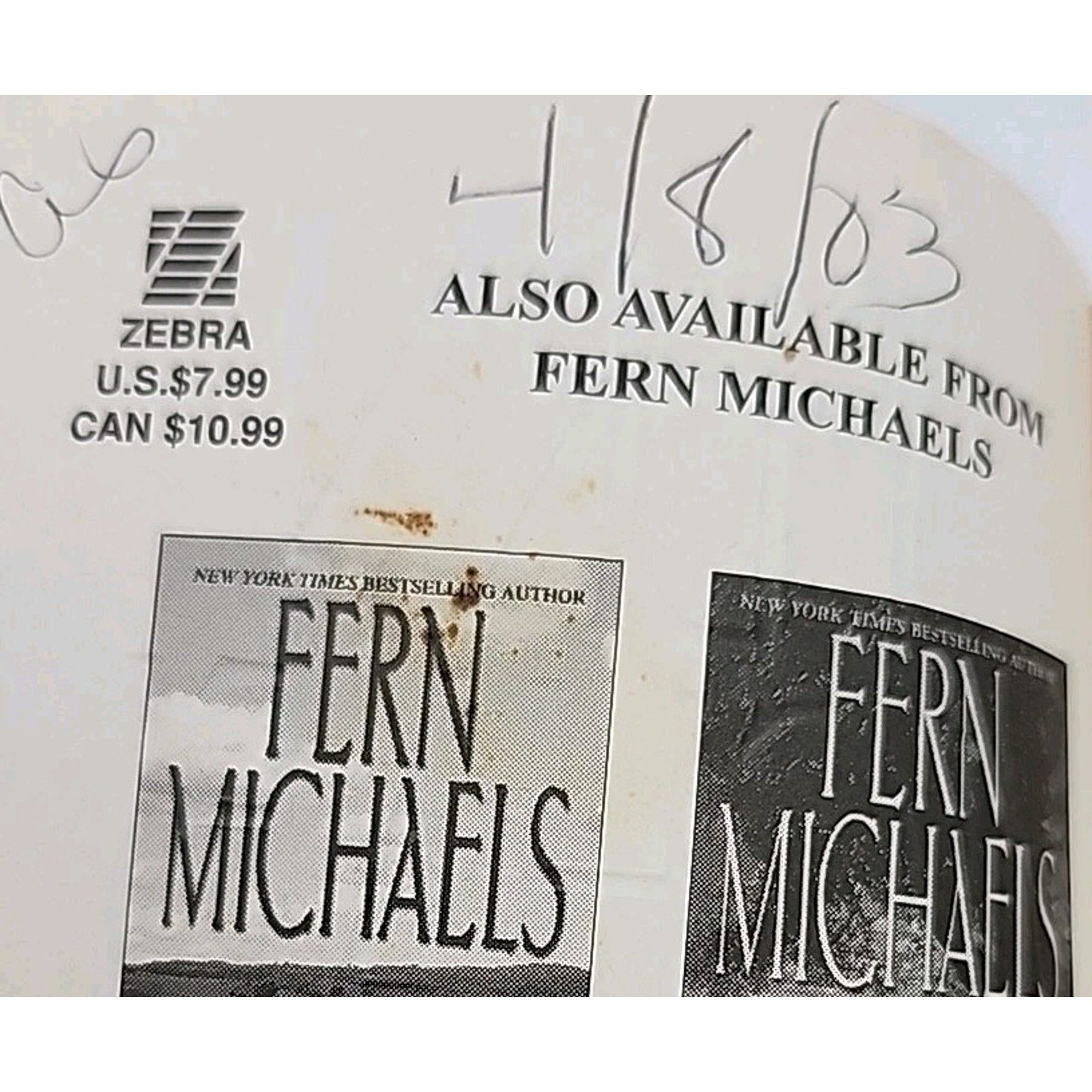 About Face by Fern Michaels (2003, Trade Paperback)